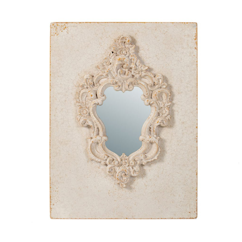 A&B Home Antique White Finish Wall Decor | Wall Decor | Modishstore