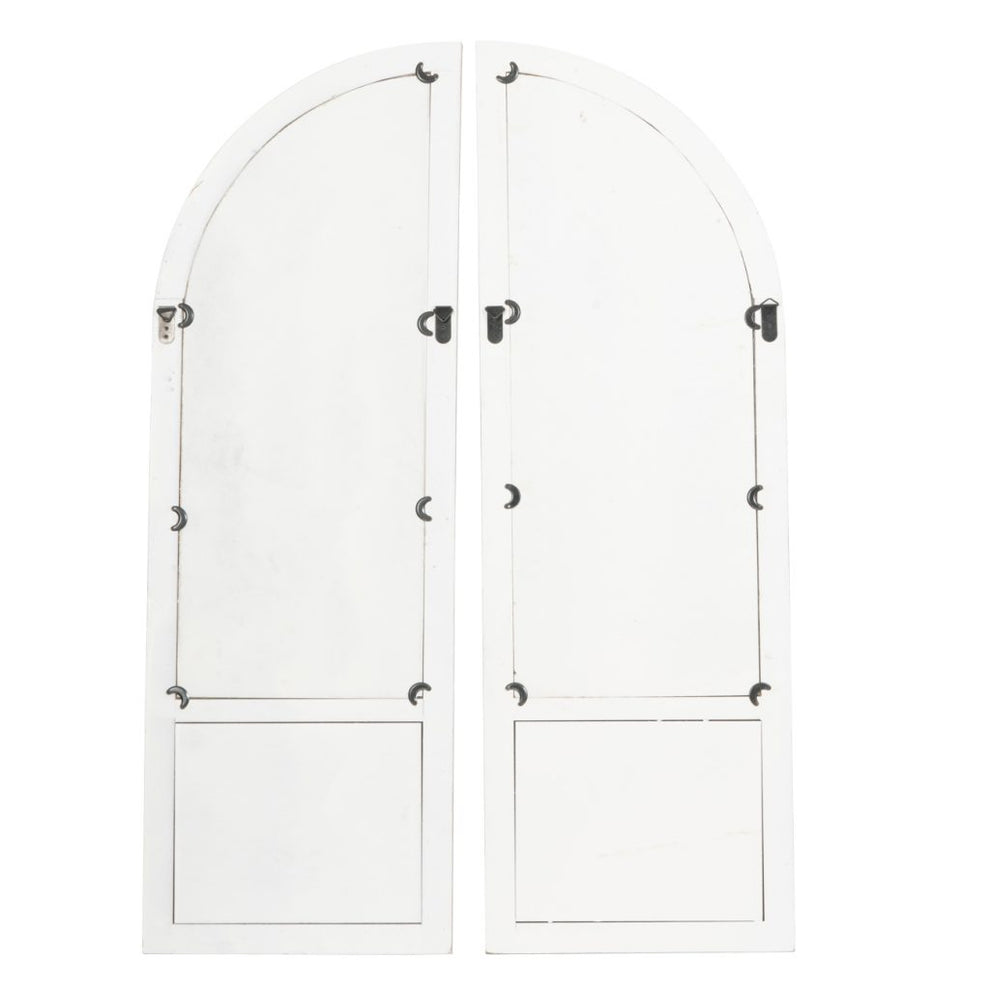 A&B Home Creamy Antique Mirror Set of 2 | Mirrors | Modishstore - 4