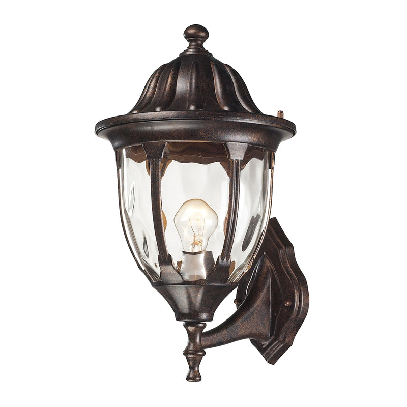 Glendale 1-Light Outdoor Wall Lamp in Regal Bronze ELK Lighting 45001/1 | Wall Lamps | Modishstore