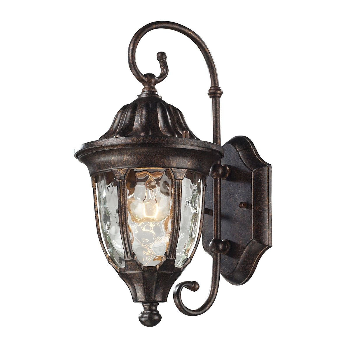 Glendale 1-Light Outdoor Wall Lamp in Regal Bronze ELK Lighting 45002/1 | Wall Lamps | Modishstore
