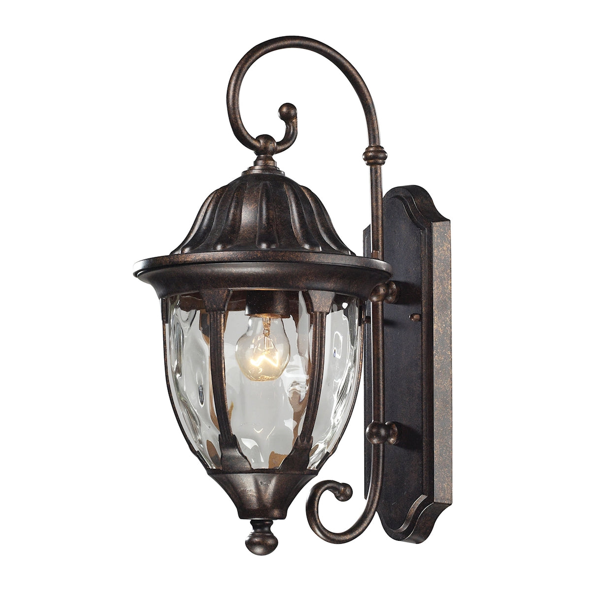 Glendale 1-Light Outdoor Wall Lamp in Regal Bronze ELK Lighting 45003/1 | Wall Lamps | Modishstore