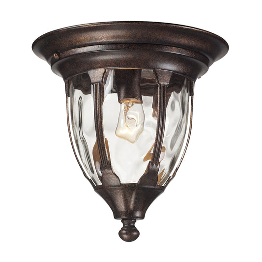 Glendale 1-Light Outdoor Flush Mount in Regal Bronze ELK Lighting | Ceiling Lamps | Modishstore
