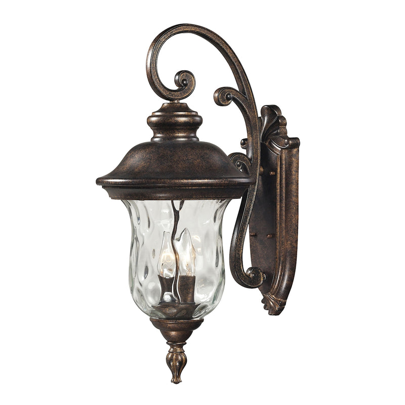 Lafayette 2-Light Outdoor Wall Lamp in Regal Bronze ELK Lighting | Wall Lamps | Modishstore