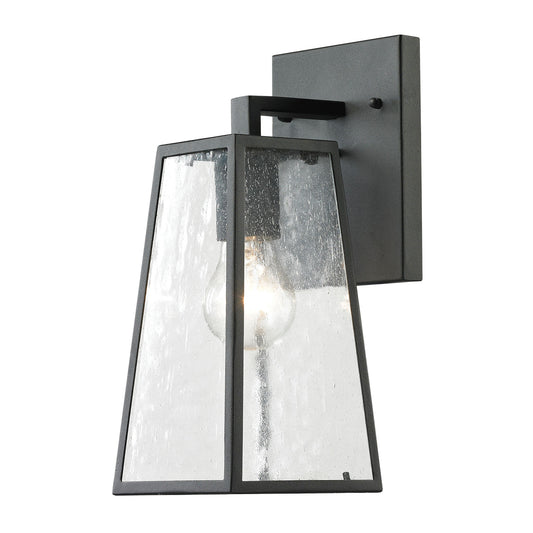 Meditterano 1-Light Outdoor Wall Lamp in Matte Black - Small ELK Lighting | Wall Lamps | Modishstore