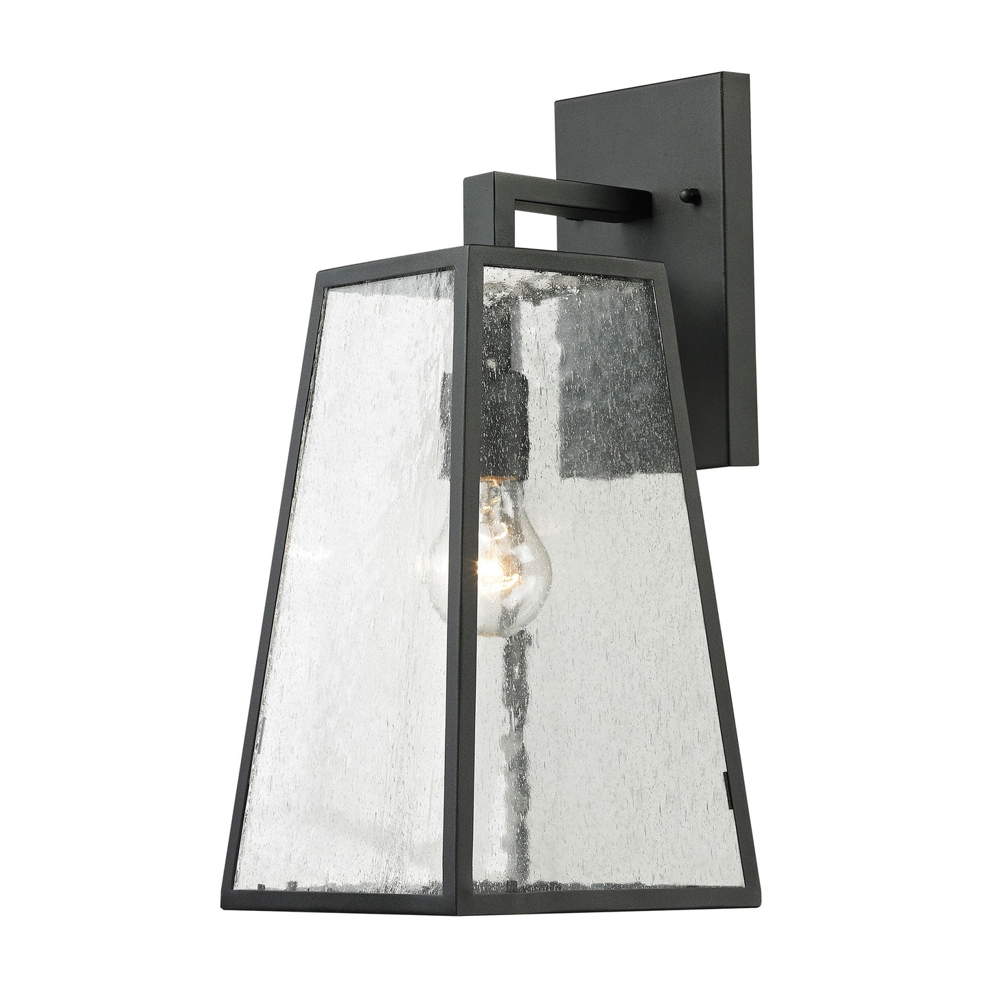 Meditterano 1-Light Outdoor Wall Lamp in Matte Black - Large ELK Lighting | Wall Lamps | Modishstore