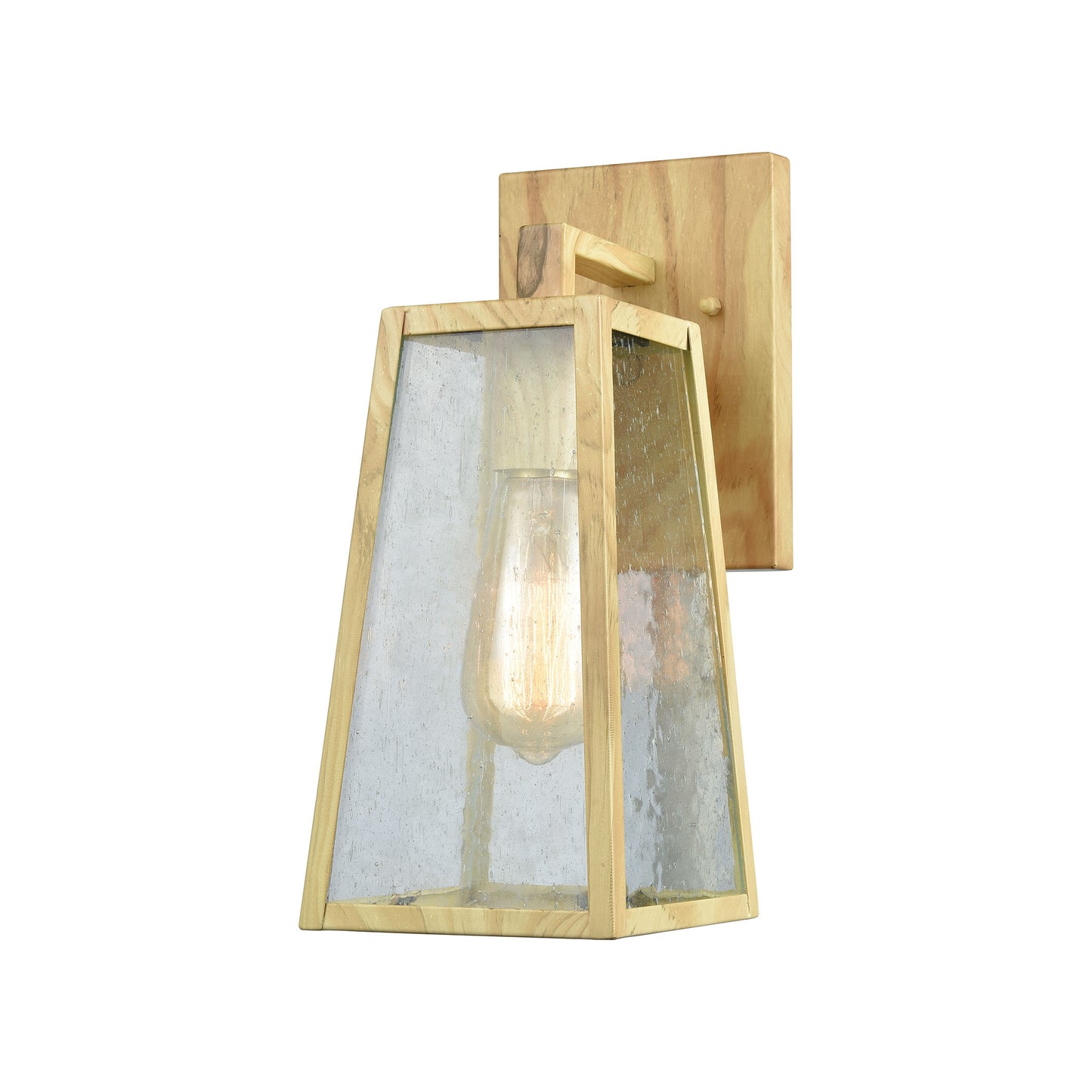 Meditterano 1-Light Outdoor Wall Lamp in Birchwood ELK Lighting 45098/1 | Wall Lamps | Modishstore