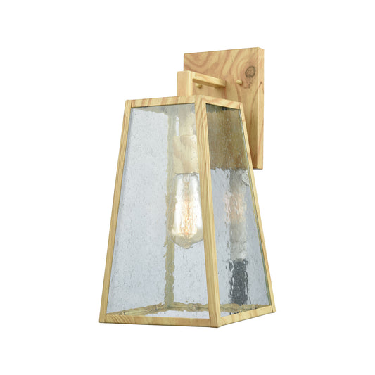 Meditterano 1-Light Outdoor Wall Lamp in Birchwood ELK Lighting 45099/1 | Wall Lamps | Modishstore