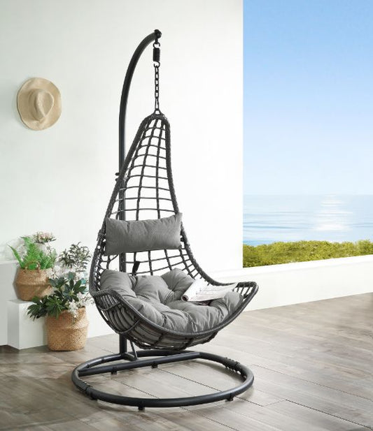 Uzae Patio Swing Chair By Acme Furniture | Outdoor Porch Swings | Modishstore