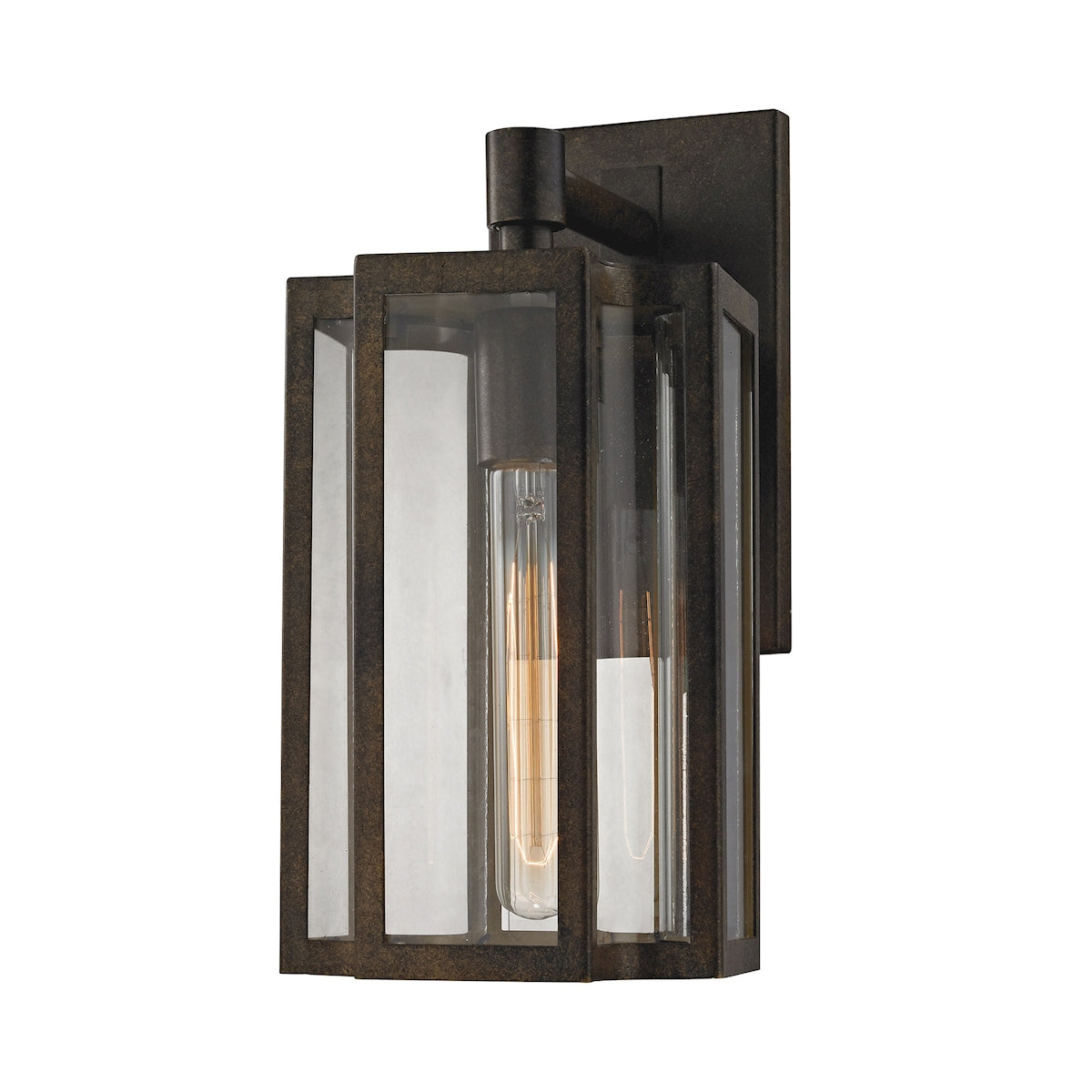 Bianca 1-Light Outdoor Wall Lamp in Hazelnut Bronze ELK Lighting 45144/1 | Wall Lamps | Modishstore