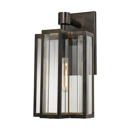 Bianca 1-Light Outdoor Wall Lamp in Hazelnut Bronze ELK Lighting 45146/1 | Wall Lamps | Modishstore