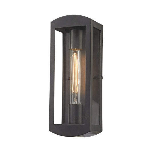 Trenton 1-Light Outdoor Sconce in Blackened Bronze ELK Lighting | Sconces | Modishstore