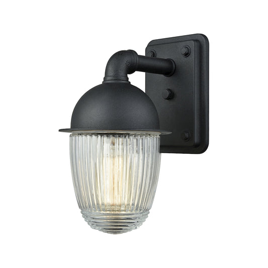 ELK Channing 1-Light Outdoor Wall Lamp in Matte Black ELK Lighting 45250/1 | Wall Lamps | Modishstore