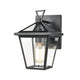 Main Street Outdoor Wall Lamps in Black with Clear Glass Enclosure by ELK Lighting | Modishstore | Outdoor Lights