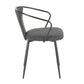 LumiSource Waco Upholstered Chair | Modishstore | Dining Chairs - 7