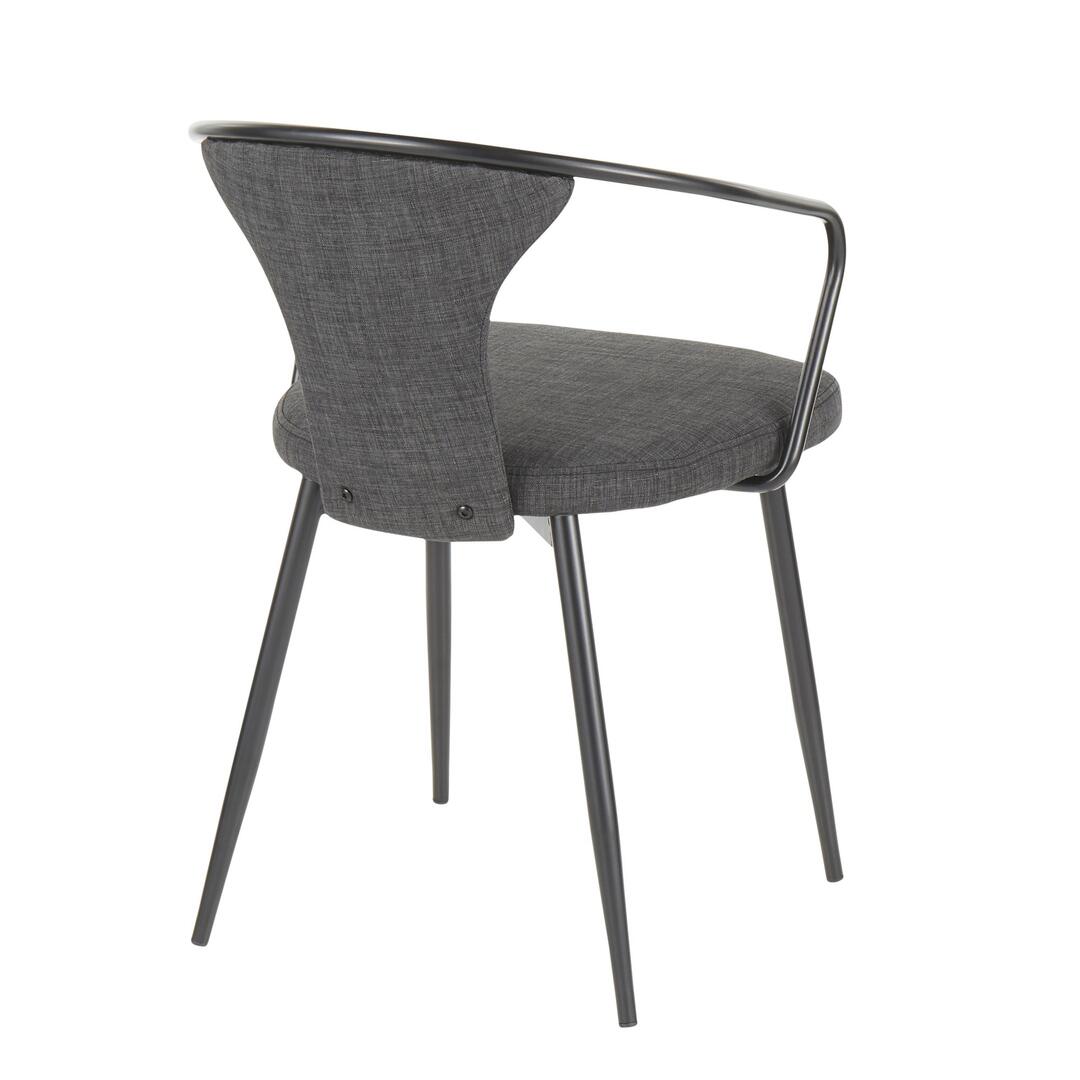 LumiSource Waco Upholstered Chair | Modishstore | Dining Chairs - 6