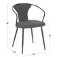 LumiSource Waco Upholstered Chair | Modishstore | Dining Chairs - 2