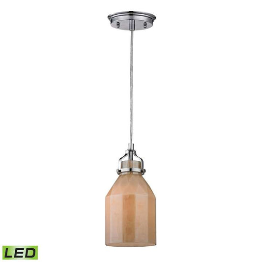 Danica (existing) Collection 1 light mini pendant in Polished Chrome - LED Offering Up To 800 Lumens | Pendant Lamps | Modishstore