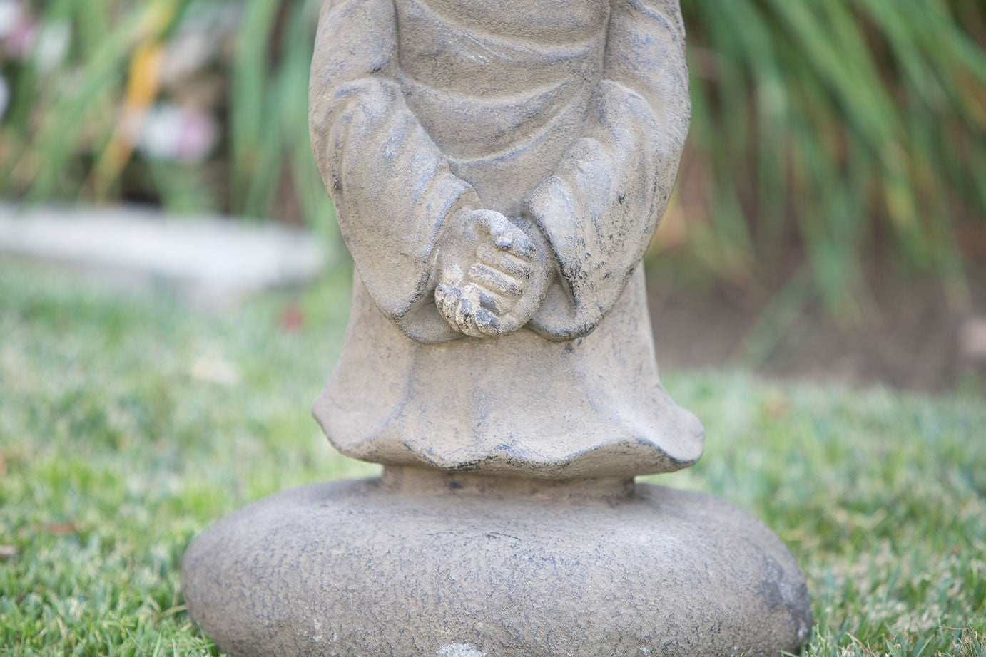 Garden Age Supply Walking Shaolin Monk Set Of 2 | Garden Sculptures & Statues | 46249 |  Modishstore  - 3