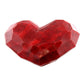HomArt Faceted Soapstone Hearts - Red-12