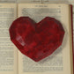 HomArt Faceted Soapstone Hearts - Red-11