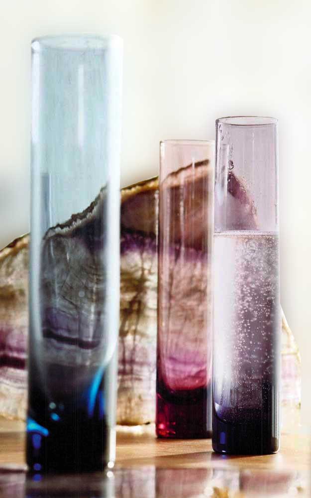 Roost Tonal Champagne Flutes - Set/6-12
