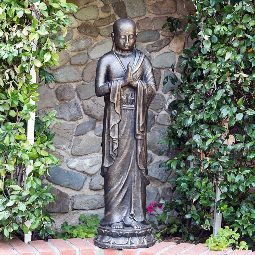 Garden Age Supply Praying Shaolin Statue | Sculptures | Modishstore