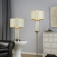 Gold Crystal Floor Lamp By Homeroots | Floor Lamps | Modishstore