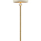 Gold Crystal Accent Floor Lamp By Homeroots | Floor Lamps | Modishstore