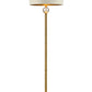 Gold Crystal Accent Floor Lamp By Homeroots | Floor Lamps | Modishstore - 2