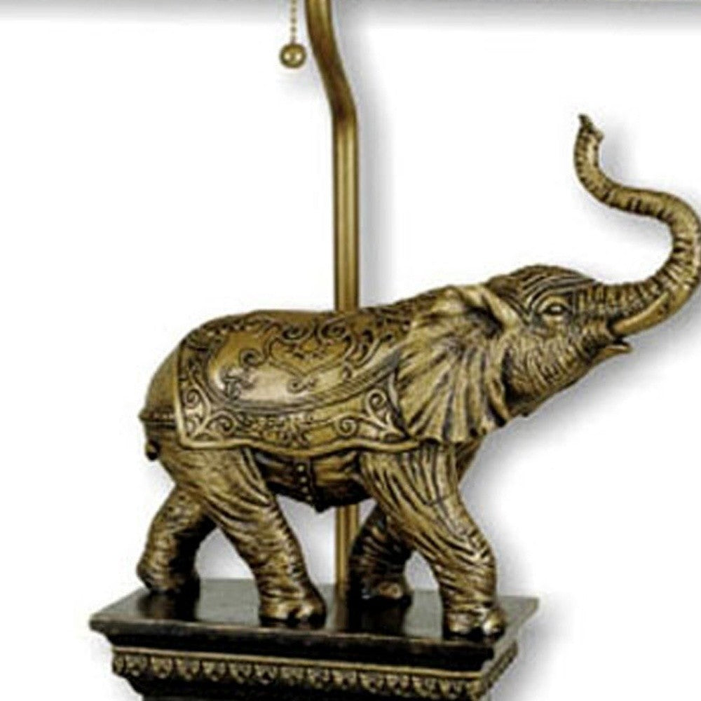 Antique Elephant Table Lamp By Homeroots | Table Lamps | Modishstore - 3