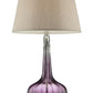 Purple Ombre Glass Goblet Table Lamp By Homeroots | Table Lamps | Modishstore - 2