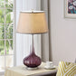 Purple Ombre Glass Goblet Table Lamp By Homeroots | Table Lamps | Modishstore