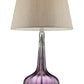 Purple Ombre Glass Goblet Table Lamp By Homeroots | Table Lamps | Modishstore - 3