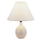 Contempo Bulb Beige Ceramic Table Lamp By Homeroots | Table Lamps | Modishstore - 2