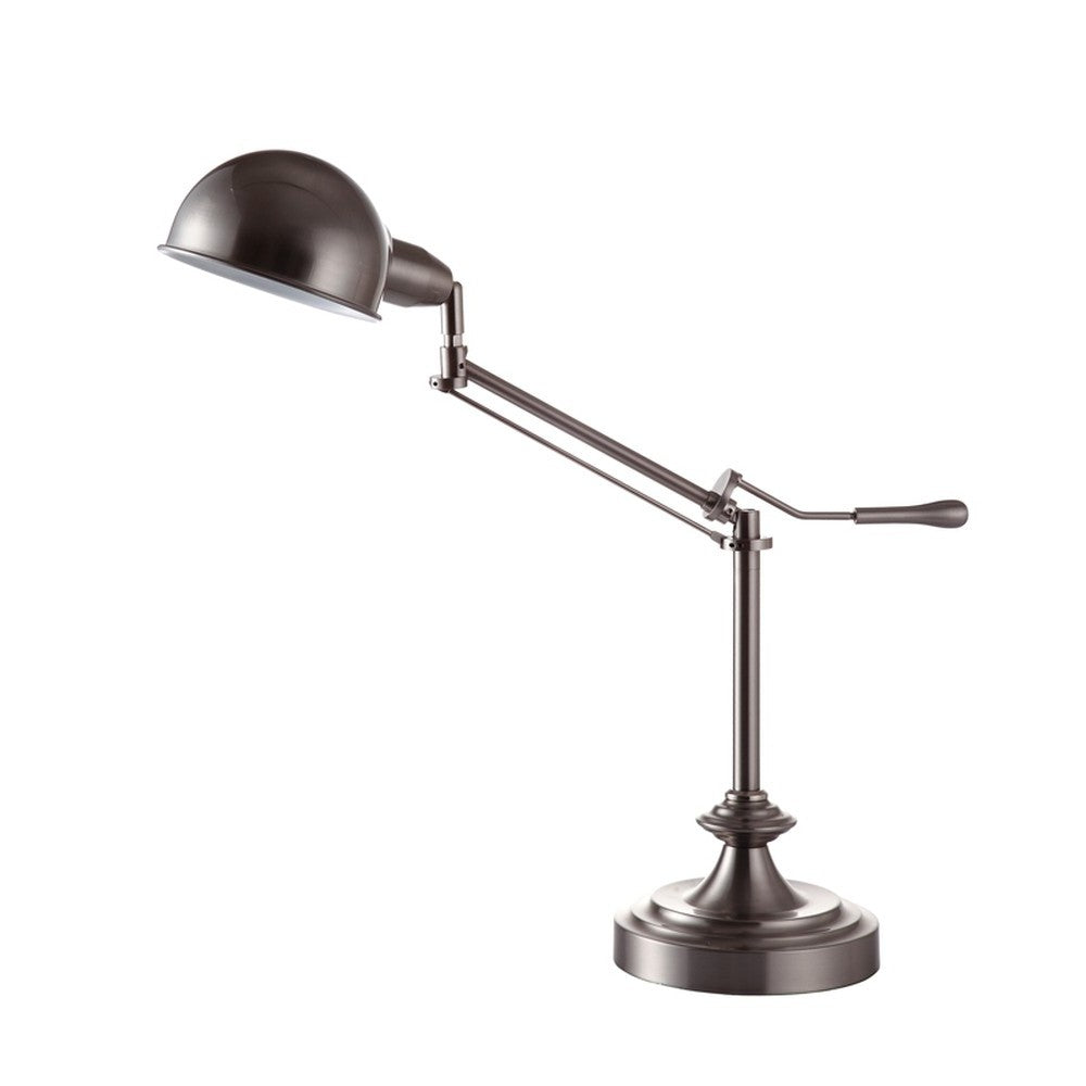 HomeRoots Swing Arm Table Lamp