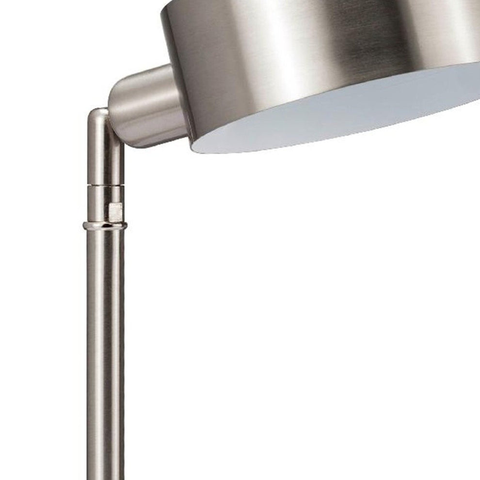 Silver Metal LED Table Lamp By Homeroots | Desk Lamps | Modishstore - 6