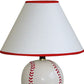 Baseball Shaped Table Lamp with White Shade By Homeroots | Table Lamps | Modishstore - 3