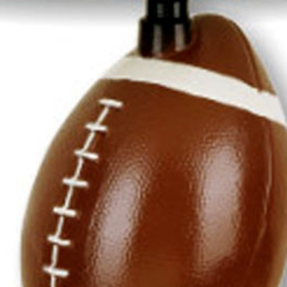 Football Shaped Table Lamp with White Shade By Homeroots | Table Lamps | Modishstore - 3