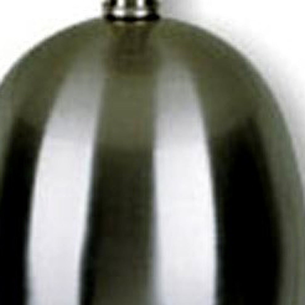 29" Nickel Metal Urn Table Lamp With White Classic Empire Shade By Homeroots | Table Lamps | Modishstore - 5
