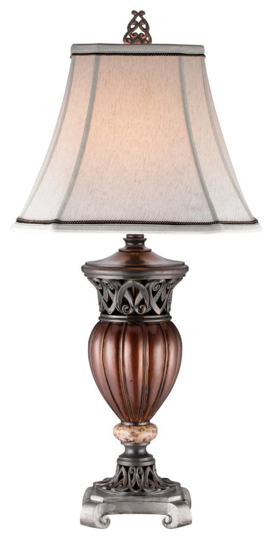 Traditional Roman Style Table Lamp with Bronze Finish By Homeroots | Table Lamps | Modishstore