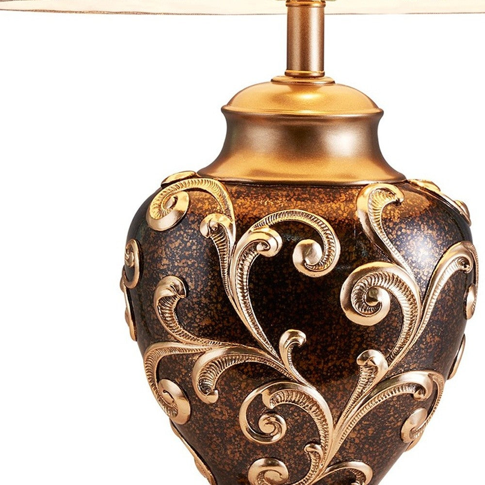 Ancient Baroque Styled Table Lamp By Homeroots | Table Lamps | Modishstore - 3