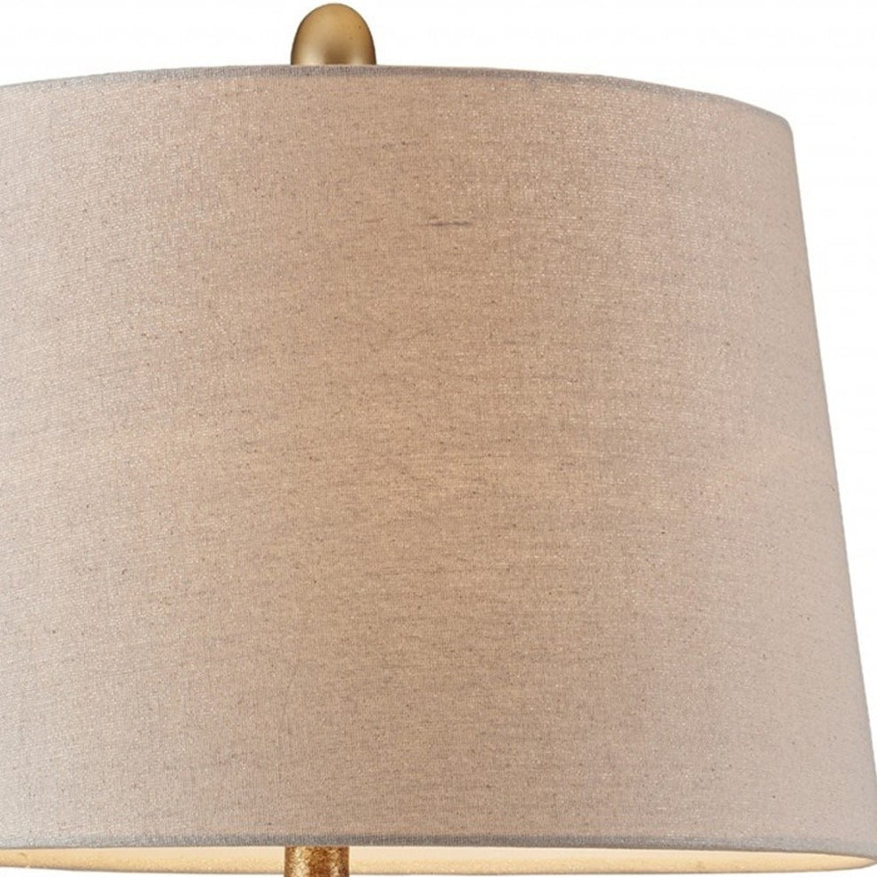 Primo Tall Silver and Gold Table Lamp By Homeroots | Table Lamps | Modishstore - 4