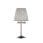 Dreamy Silver Table Lamp with Crystal Accents By Homeroots | Table Lamps | Modishstore - 2