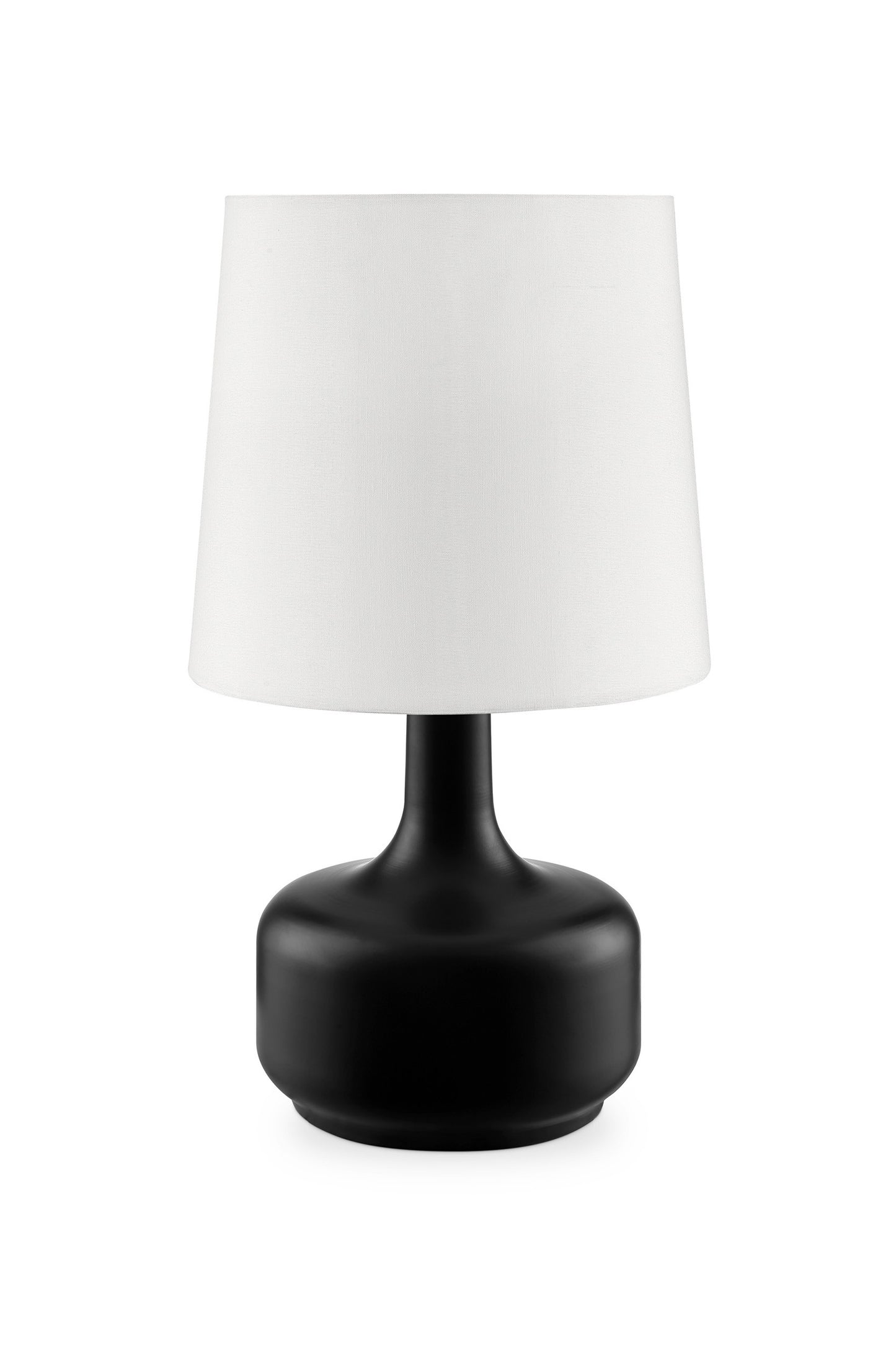 Modern Matte Black Table Lamp with Touch Switch By Homeroots | Table Lamps | Modishstore - 2