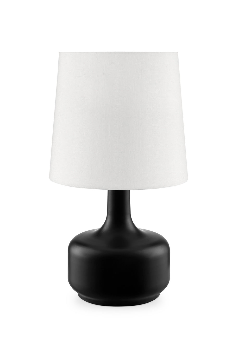 Modern Matte Black Table Lamp with Touch Switch By Homeroots | Table Lamps | Modishstore - 3
