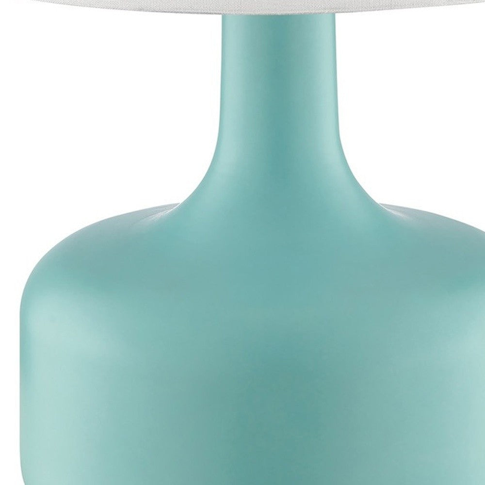 Modern Mint Green Table Lamp with Touch Switch By Homeroots | Table Lamps | Modishstore - 4