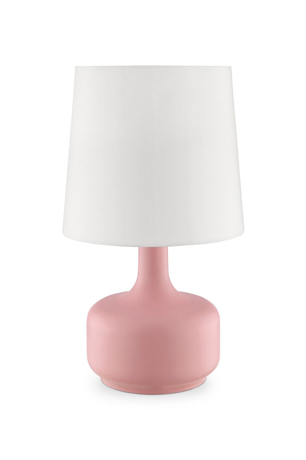 Modern Soft Pink Table Lamp with Touch Switch By Homeroots | Table Lamps | Modishstore - 2