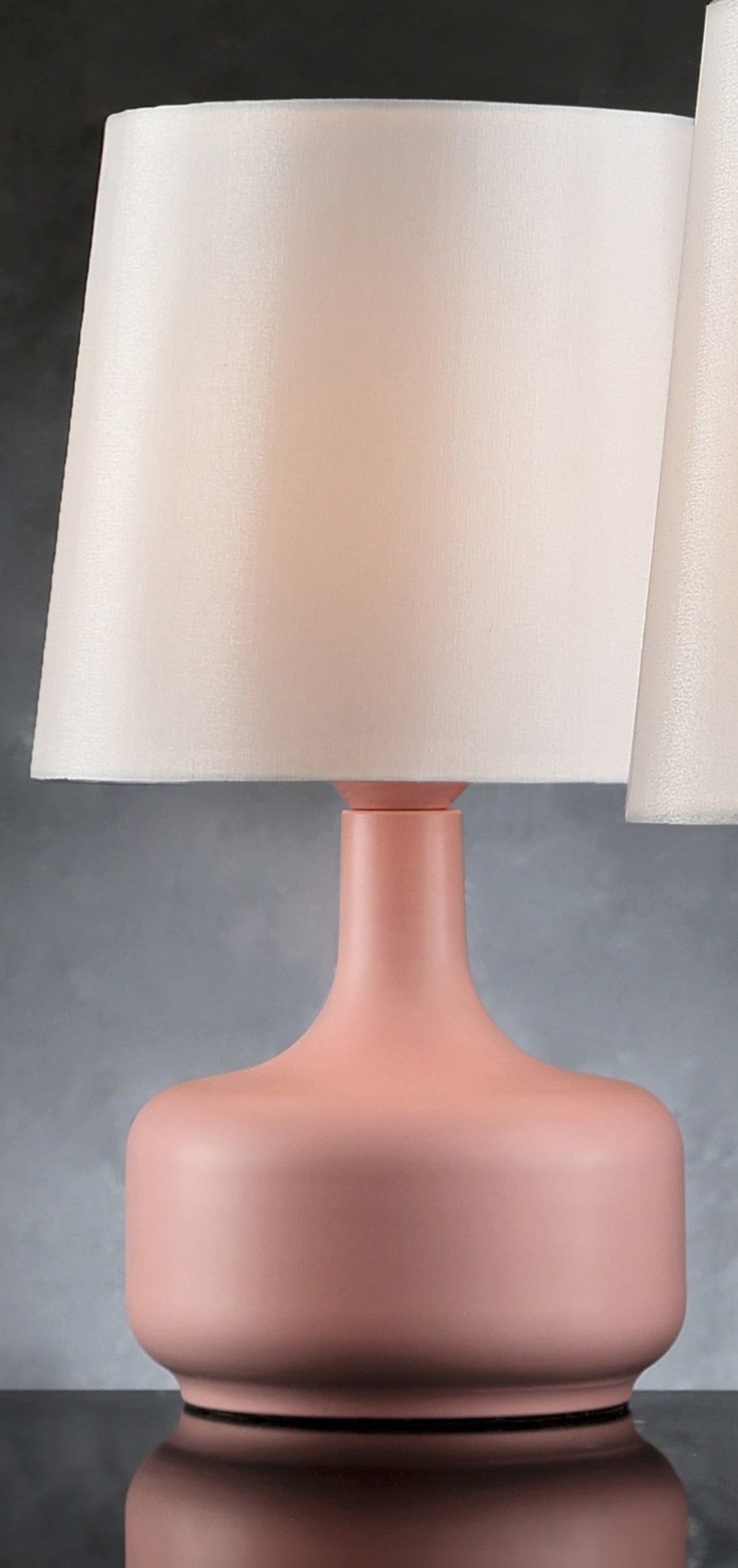Modern Soft Pink Table Lamp with Touch Switch By Homeroots | Table Lamps | Modishstore