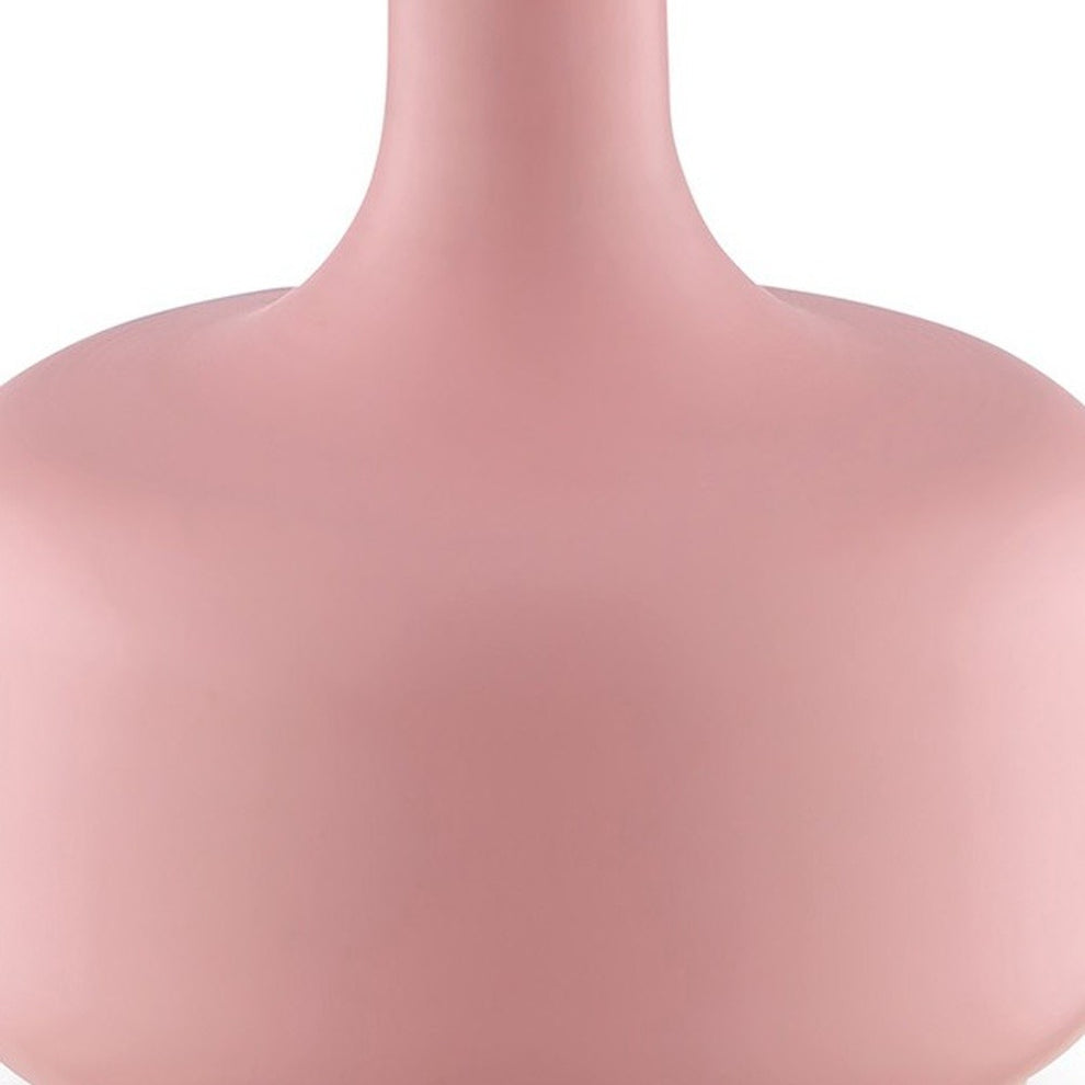 Modern Soft Pink Table Lamp with Touch Switch By Homeroots | Table Lamps | Modishstore - 5