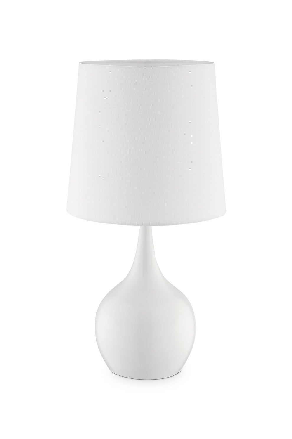 Minimalist White Table Lamp with Touch Switch By Homeroots | Table Lamps | Modishstore - 3